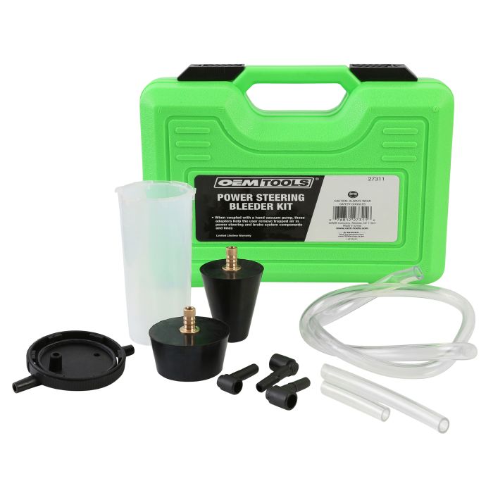 OEMTOOLS 27311 Power Steering and Brake Bleed Adapter Kit