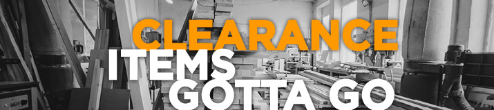 Check out our Clearance Items! Clearance Items
